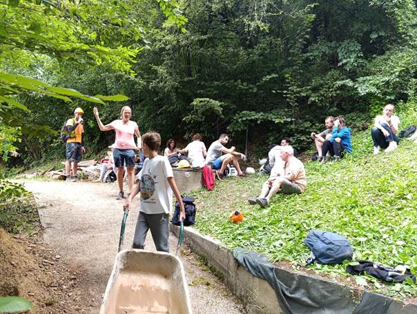 VOLUNTEERS FROM ALL OVER THE WORLD AGAIN THIS YEAR IN THE BOSNIAN PYRAMID VALLEY